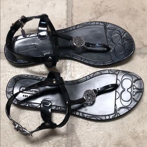 Coach Jelly Sandals Size 6